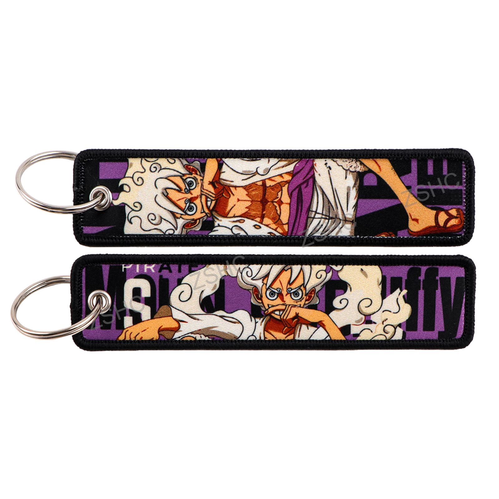 Custom Polyester Embroidery Keychain – Printed Fabric Key Strap Wholesale