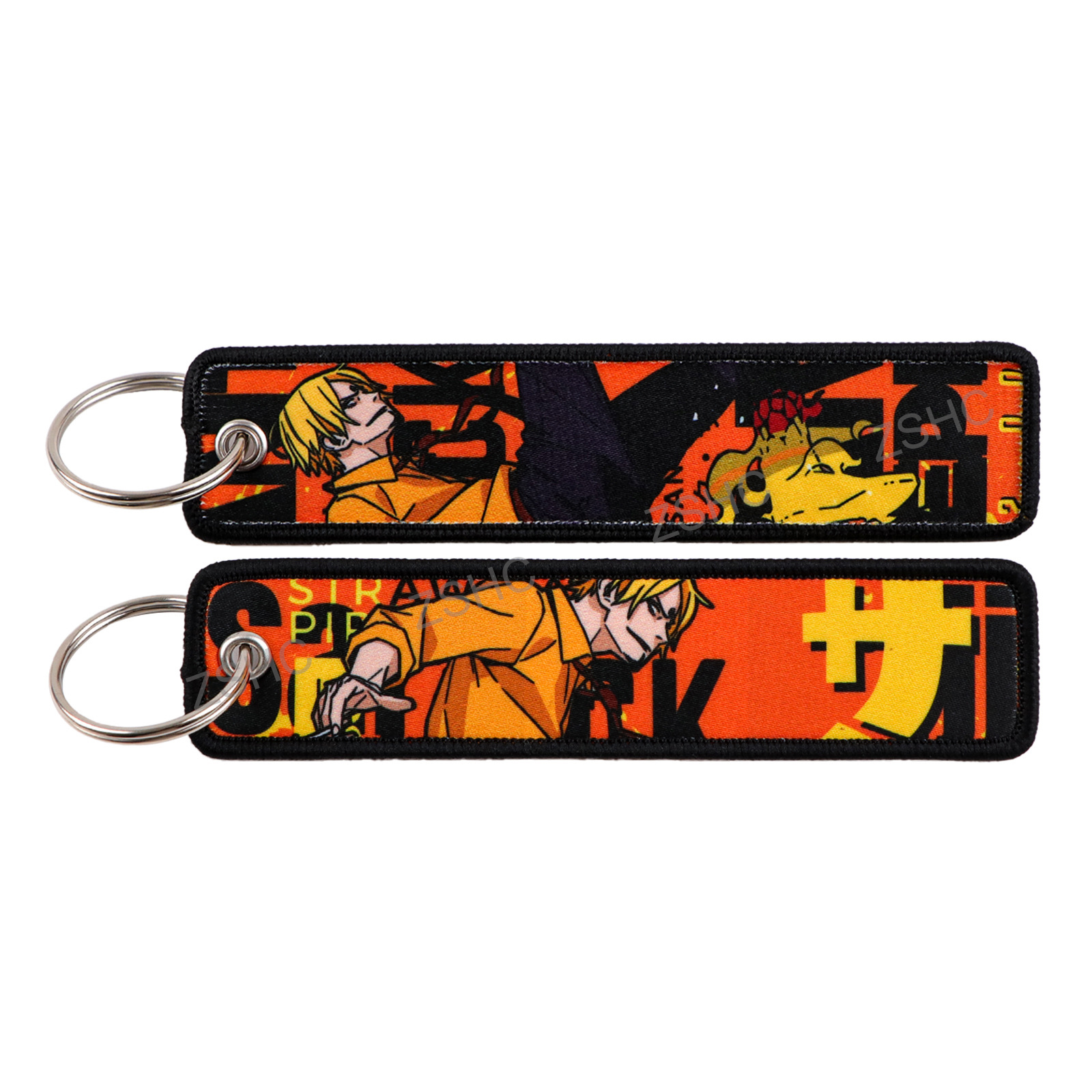 Custom Polyester Embroidery Keychain – Printed Fabric Key Strap Wholesale