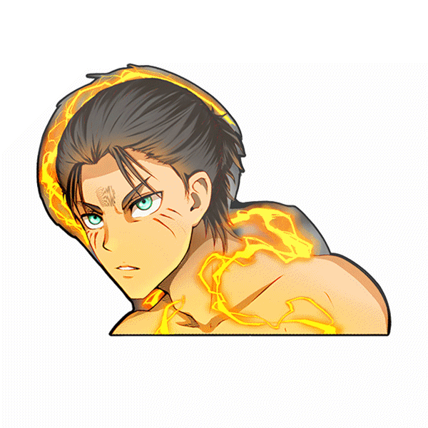 Attack on Titan Anime 3D Lenticular Stickers