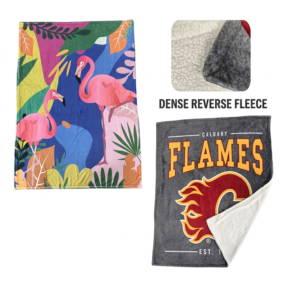 Custom Printed Flannel Blanket – Personalized Photo, Logo & Pattern Throw Blanket