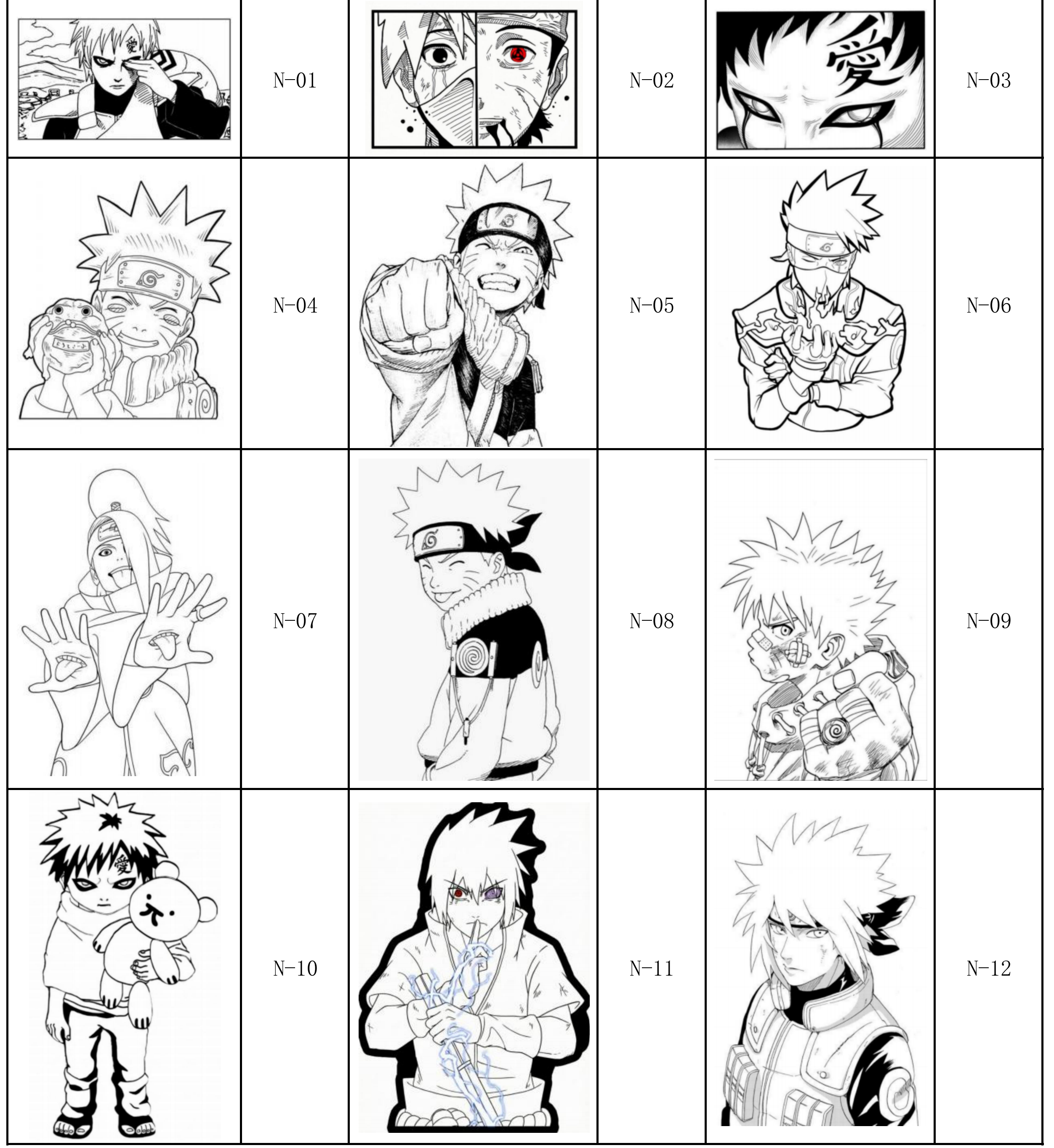 Naruto Anime Acrylic Mirrors Wholesale | Custom Shape OEM