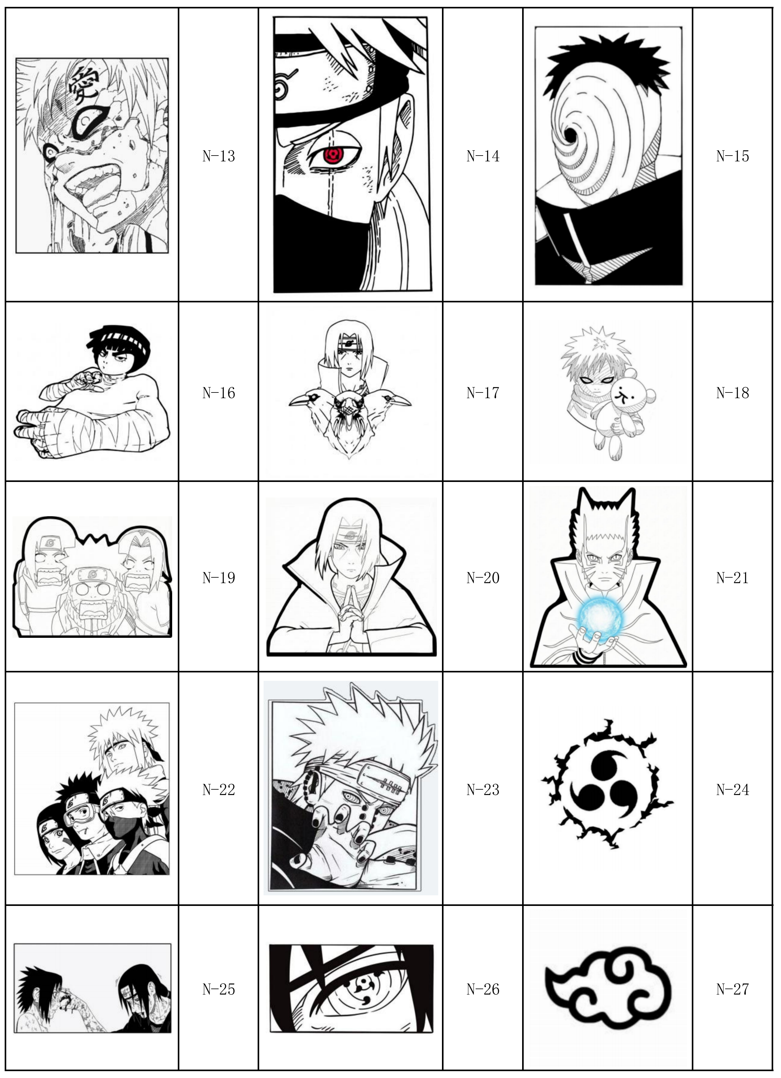 Naruto Anime Acrylic Mirrors Wholesale | Custom Shape OEM