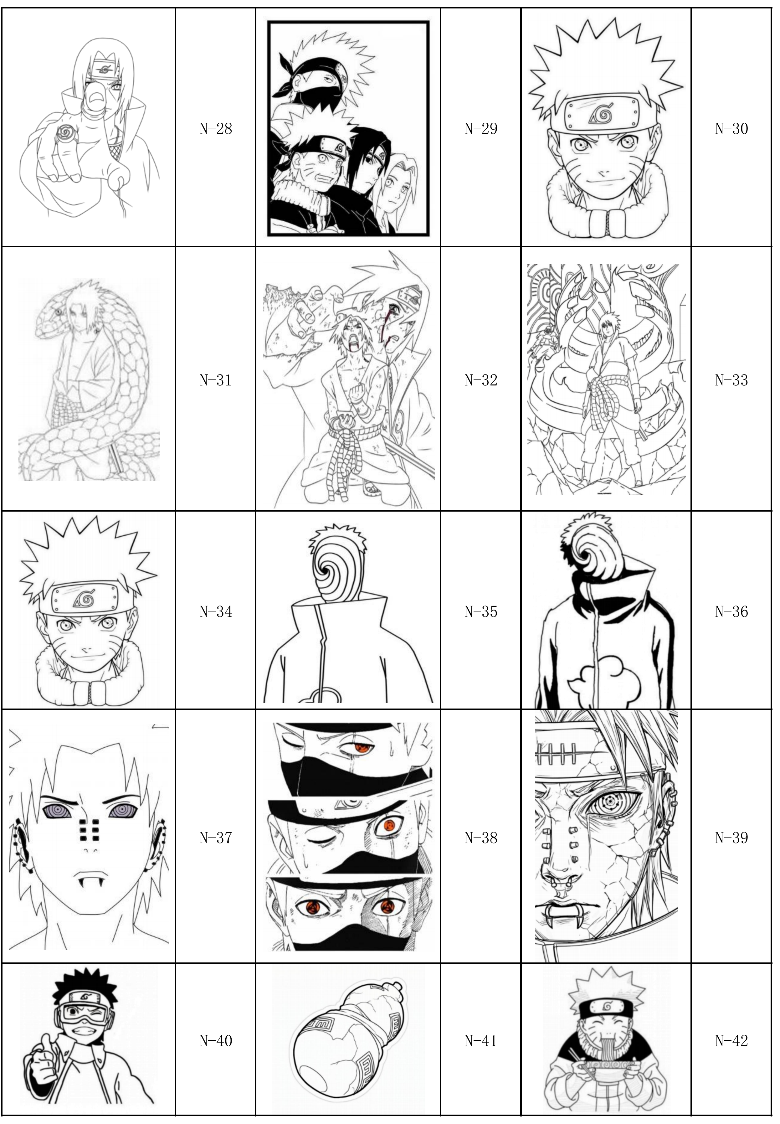 Naruto Anime Acrylic Mirrors Wholesale | Custom Shape OEM