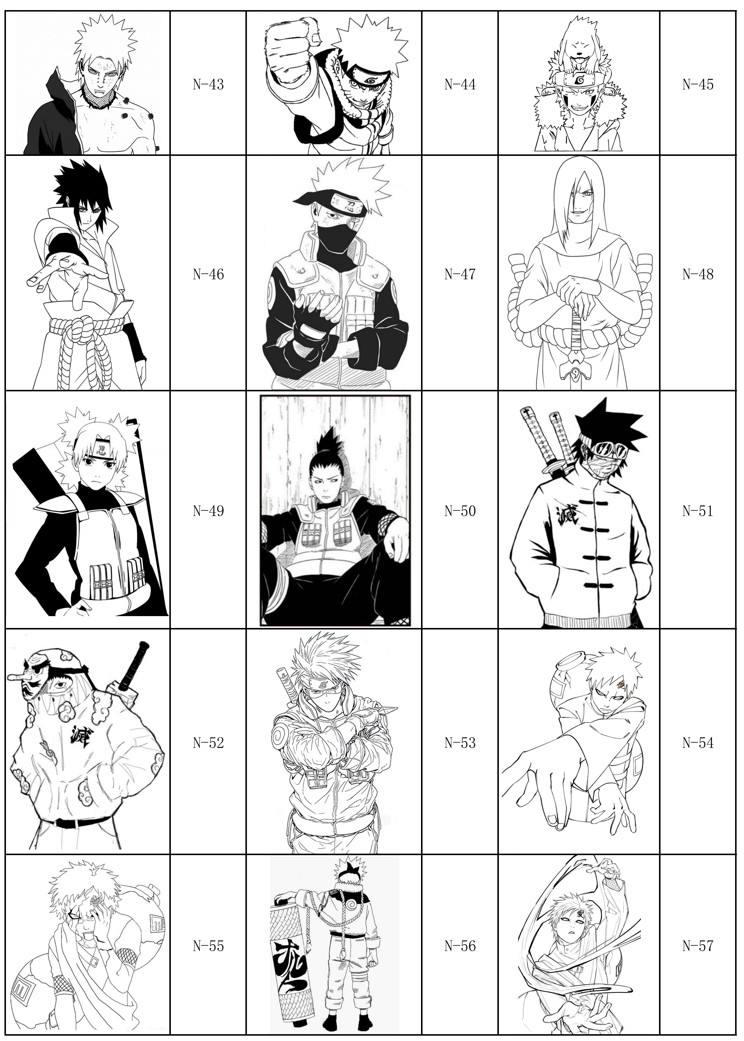 Naruto Anime Acrylic Mirrors Wholesale | Custom Shape OEM
