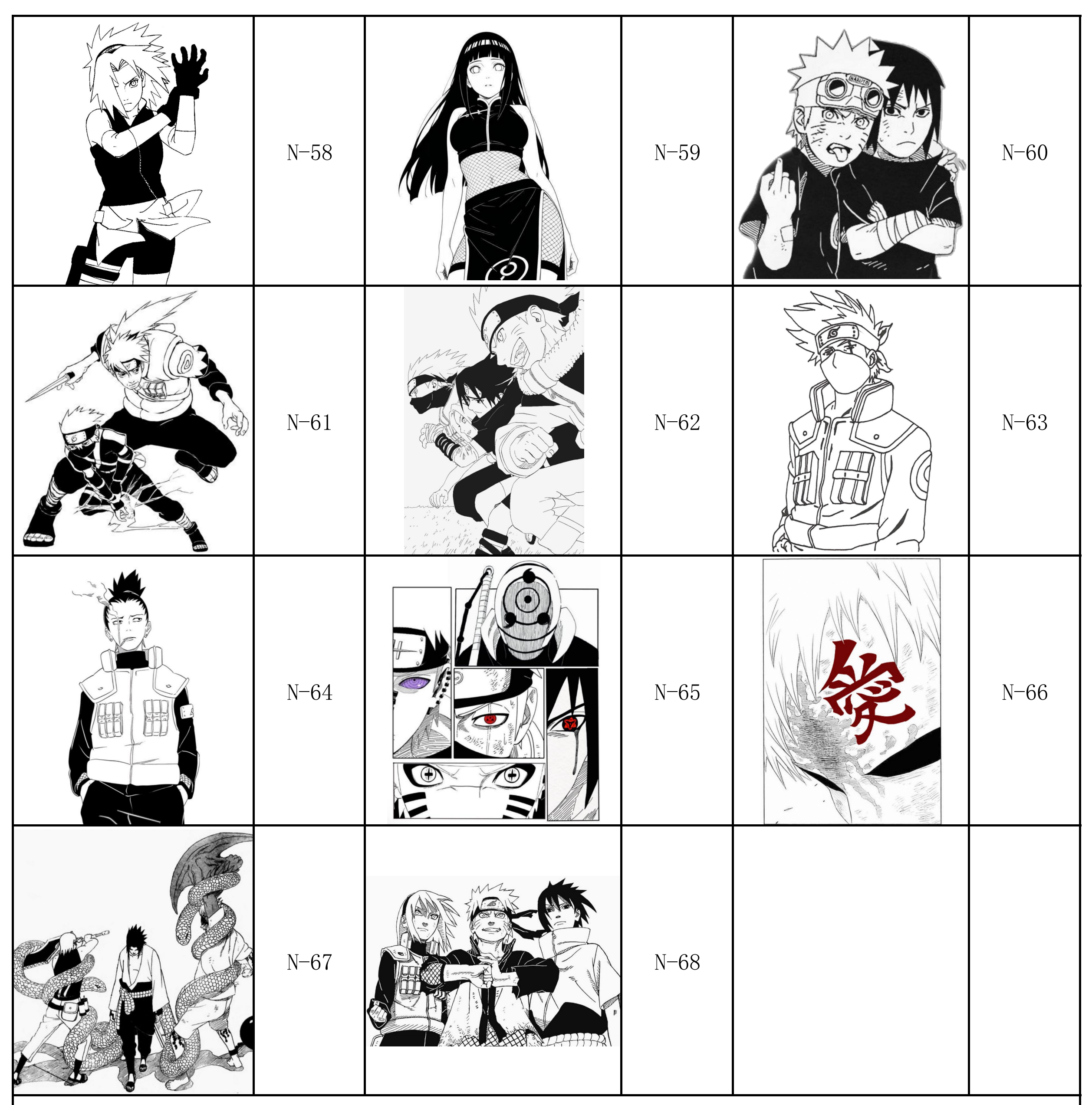 Naruto Anime Acrylic Mirrors Wholesale | Custom Shape OEM