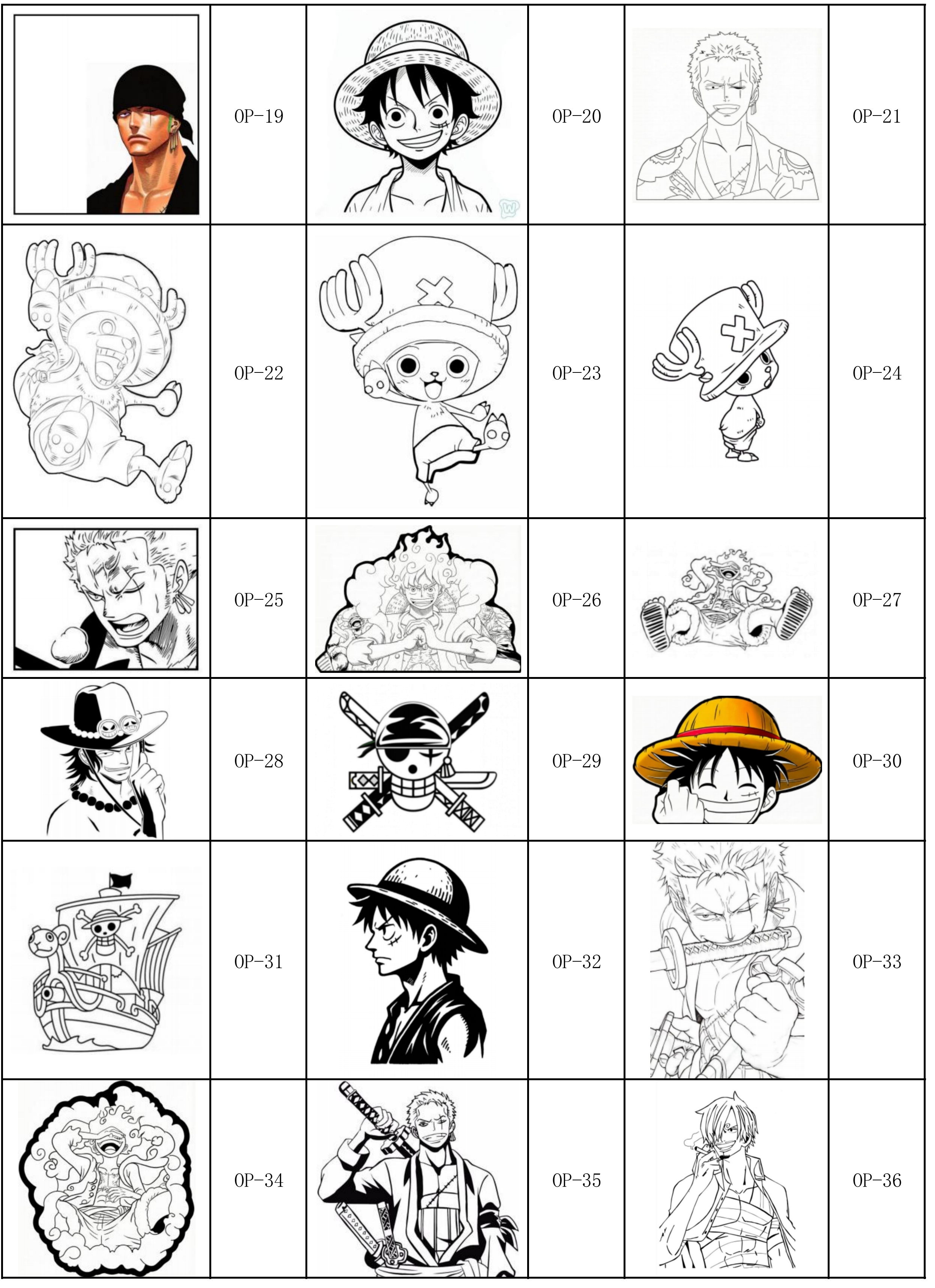 One Piece Anime Acrylic Mirrors Wholesale | Custom Shape OEM