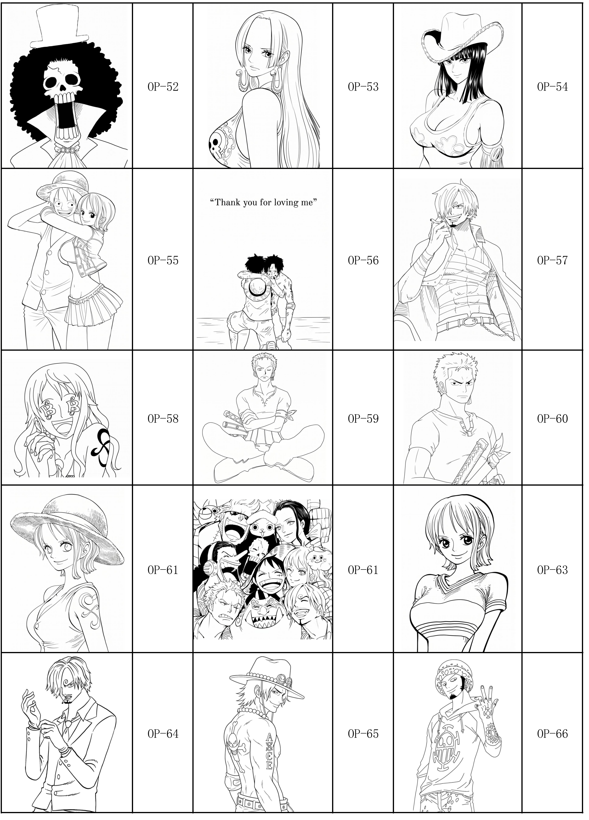 One Piece Anime Acrylic Mirrors Wholesale | Custom Shape OEM