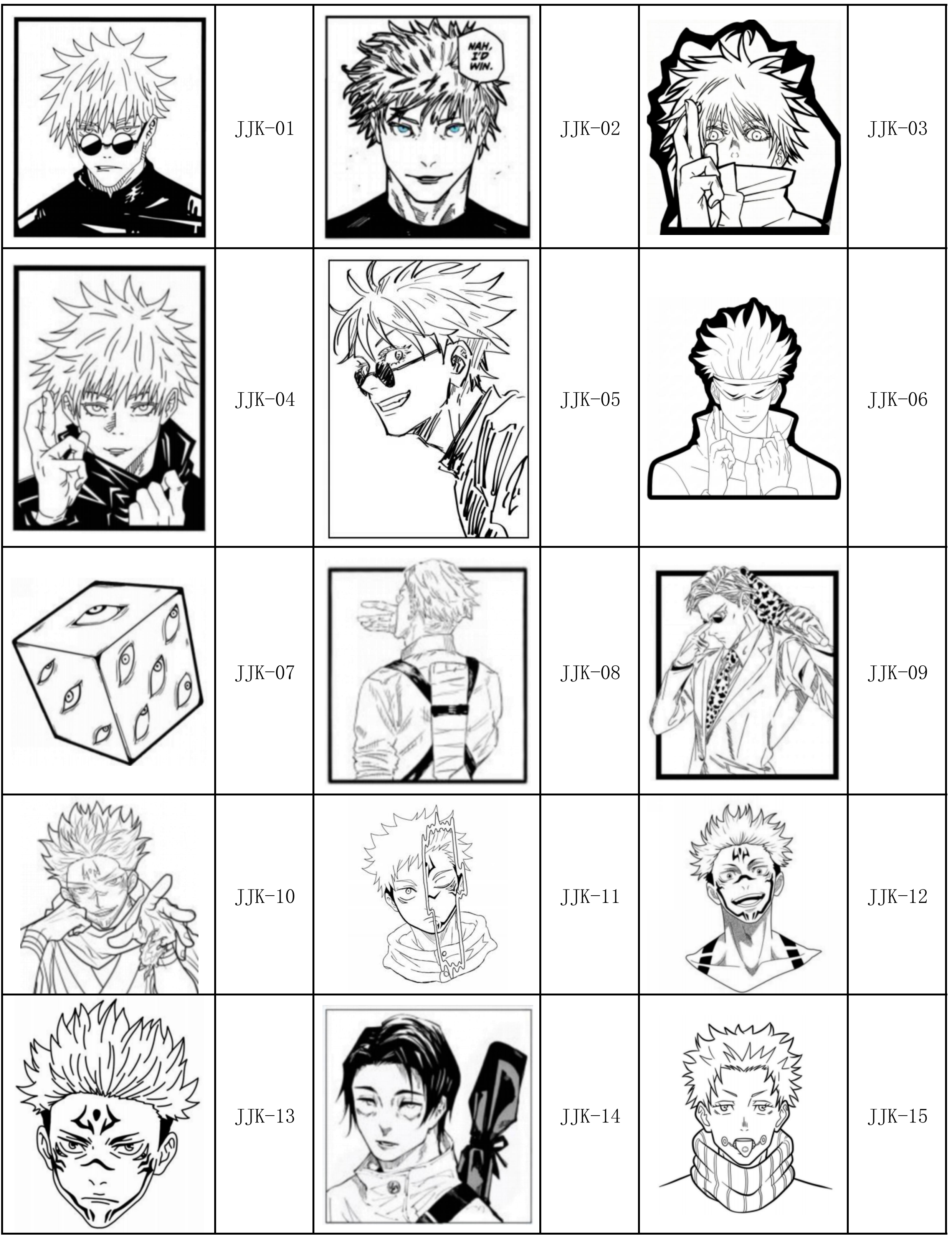 Jujutsu Kaisen Acrylic Mirrors Wholesale | Custom Shape OEM
