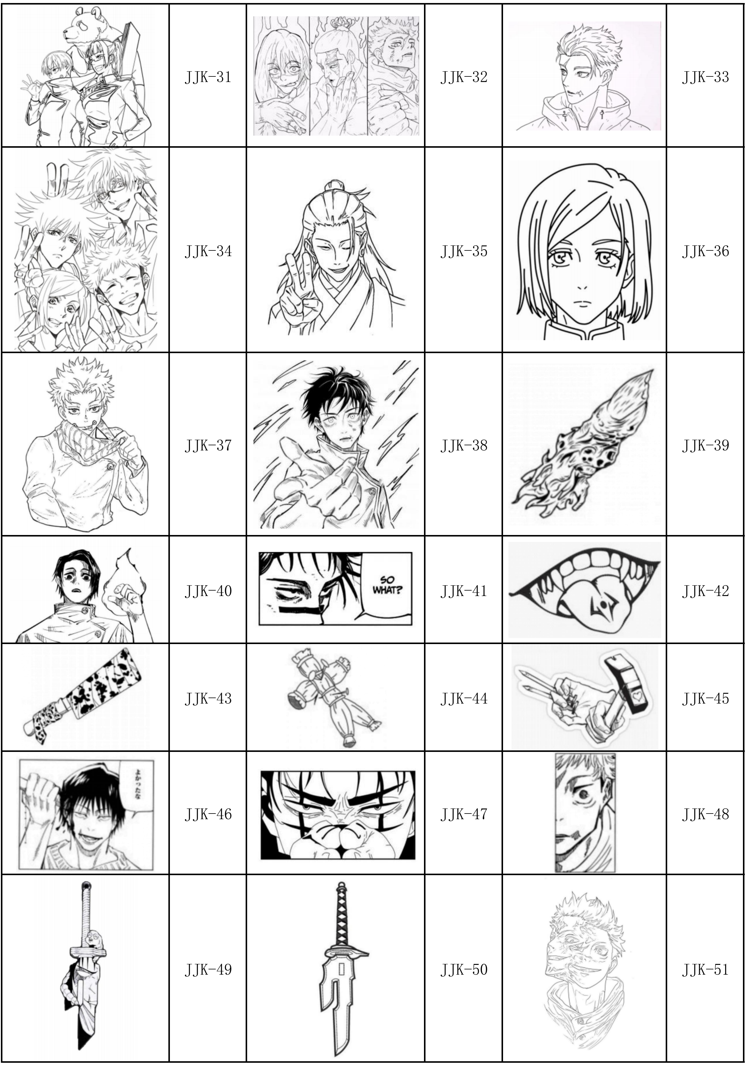 Jujutsu Kaisen Acrylic Mirrors Wholesale | Custom Shape OEM