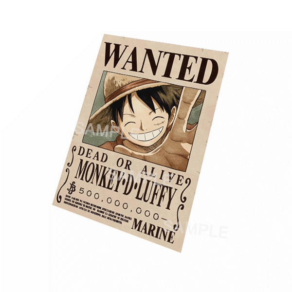 One Piece 3D Lenticular Stickers – Anime Sticker Collection Wholesale