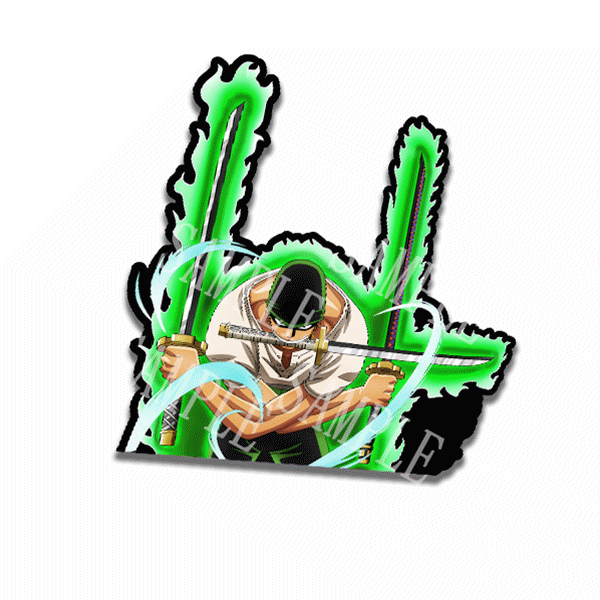 One Piece 3D Lenticular Stickers – Anime Sticker Collection Wholesale