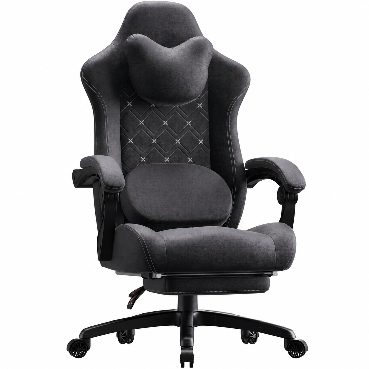 Black heated massage gaming chair MB38 without branding