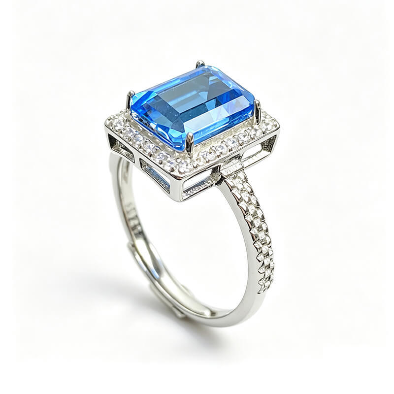Emerald Cut Azure Duchess