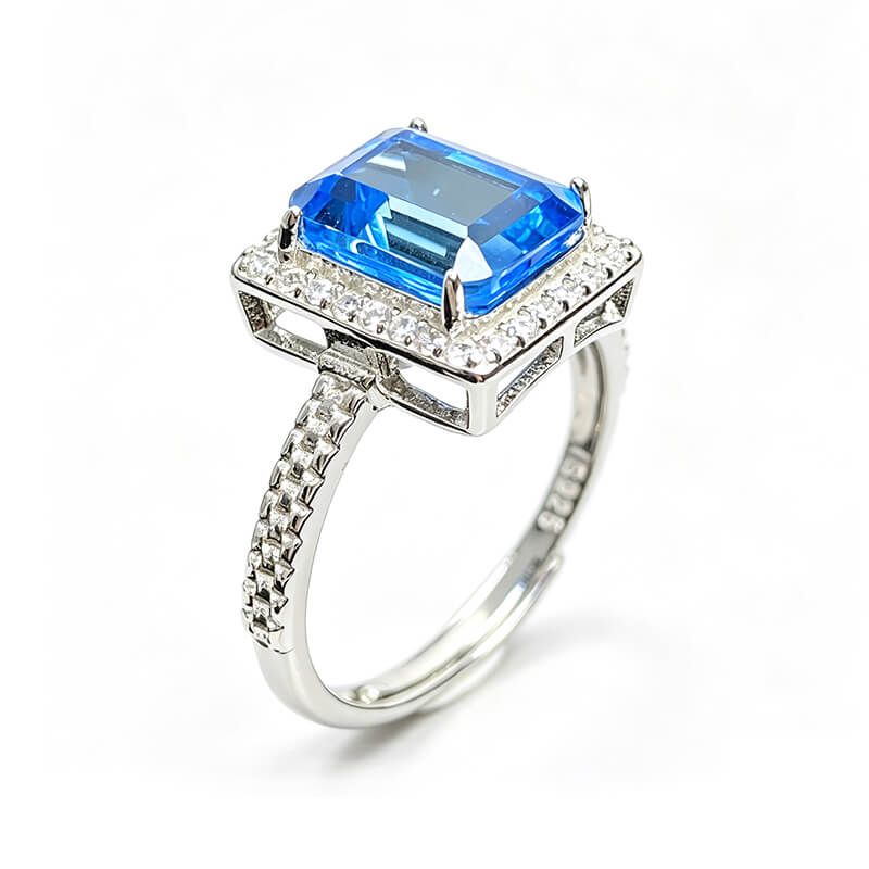 Emerald Cut Azure Duchess