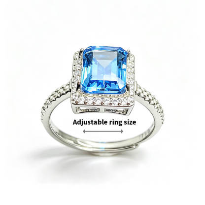 Emerald Cut Azure Duchess