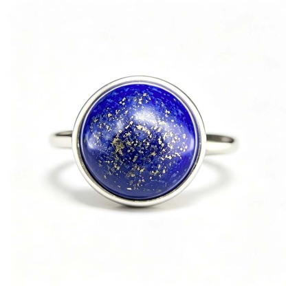 Celestia Lapis Lazuli Bezel Ring
