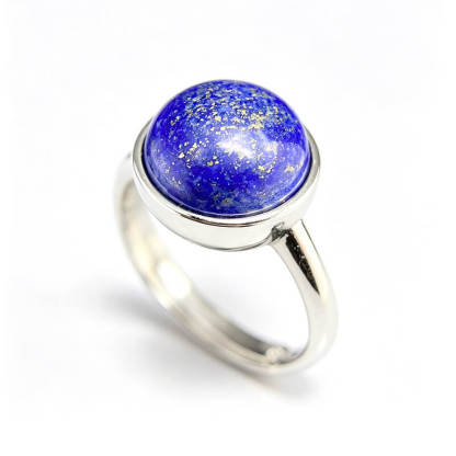 Celestia Lapis Lazuli Bezel Ring