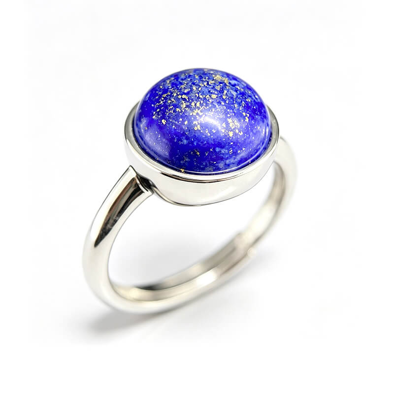 Celestia Lapis Lazuli Bezel Ring