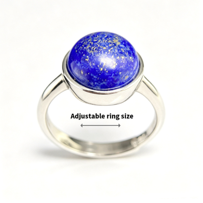 Celestia Lapis Lazuli Bezel Ring