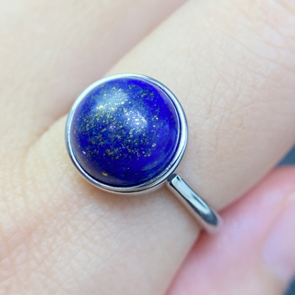 Celestia Lapis Lazuli Bezel Ring