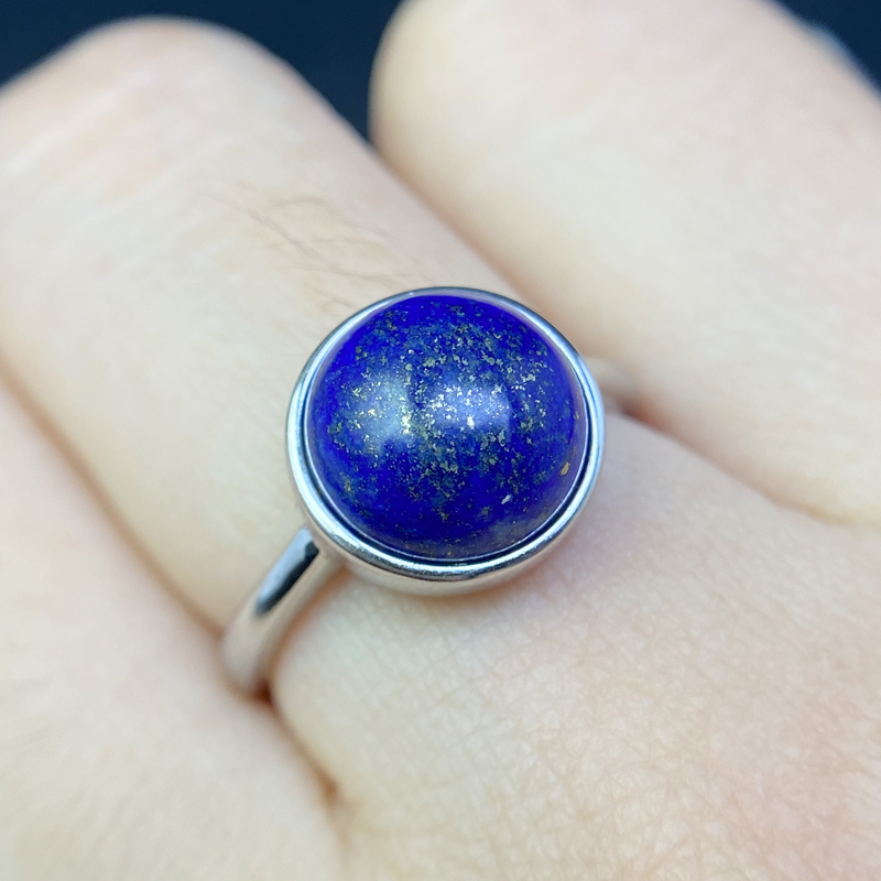 Celestia Lapis Lazuli Bezel Ring