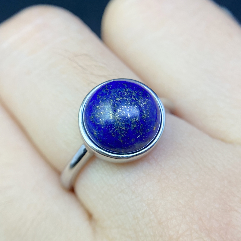 Celestia Lapis Lazuli Bezel Ring