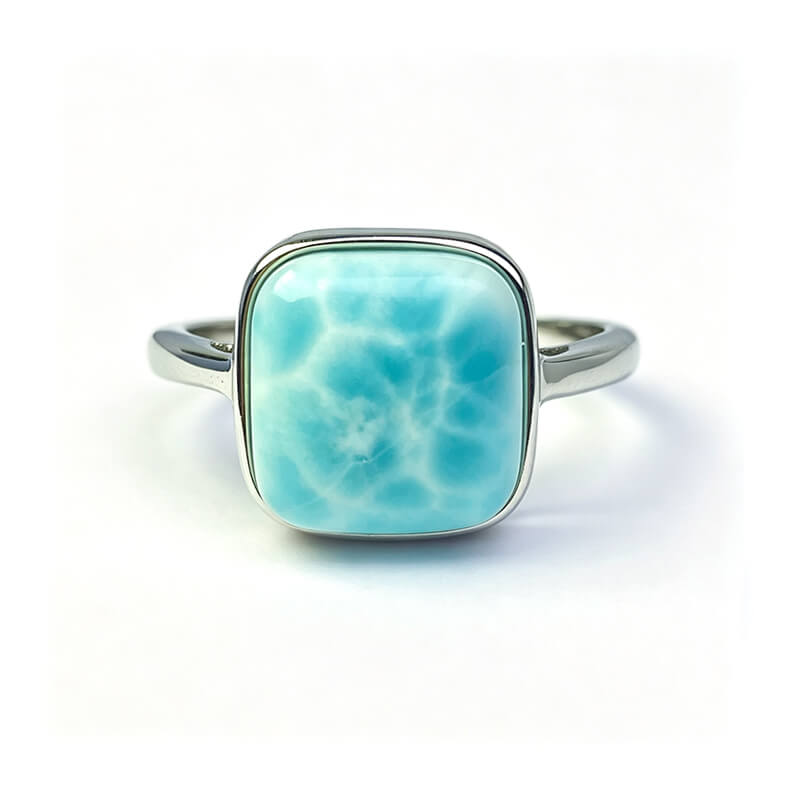 Tide Vein Larimar Ring