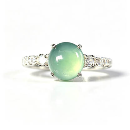 Moon Ripple・Cabochon Silver Ring