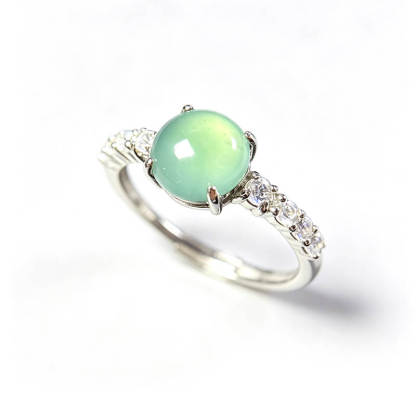 Moon Ripple・Cabochon Silver Ring