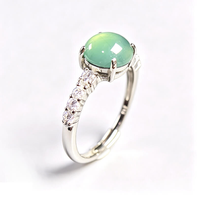 Moon Ripple・Cabochon Silver Ring