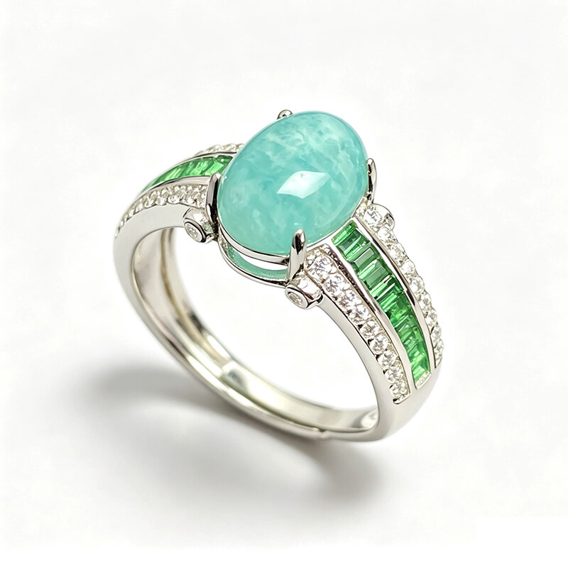Lagoon Radiance Amazonite Ring