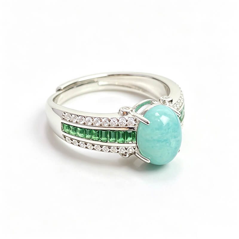 Lagoon Radiance Amazonite Ring