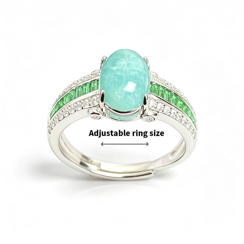 Lagoon Radiance Amazonite Ring