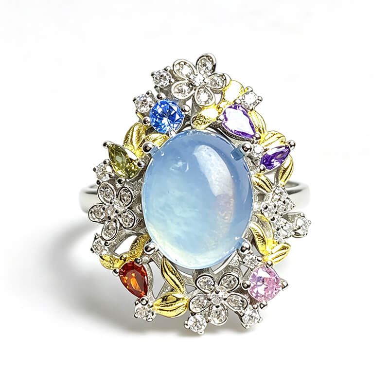 Nereid’s Garden Aquamarine Ring