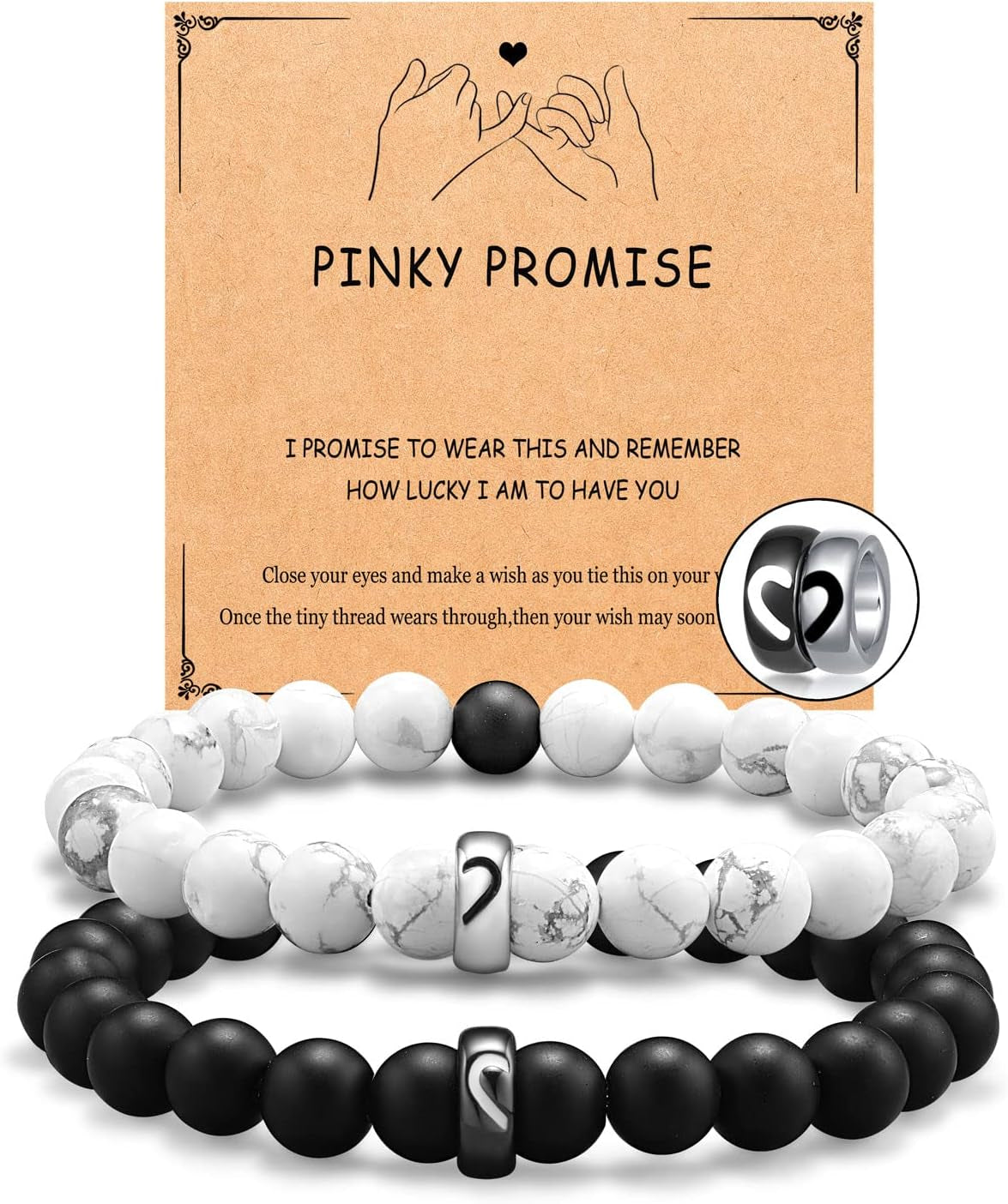 Matching Couple Ring Bracelets