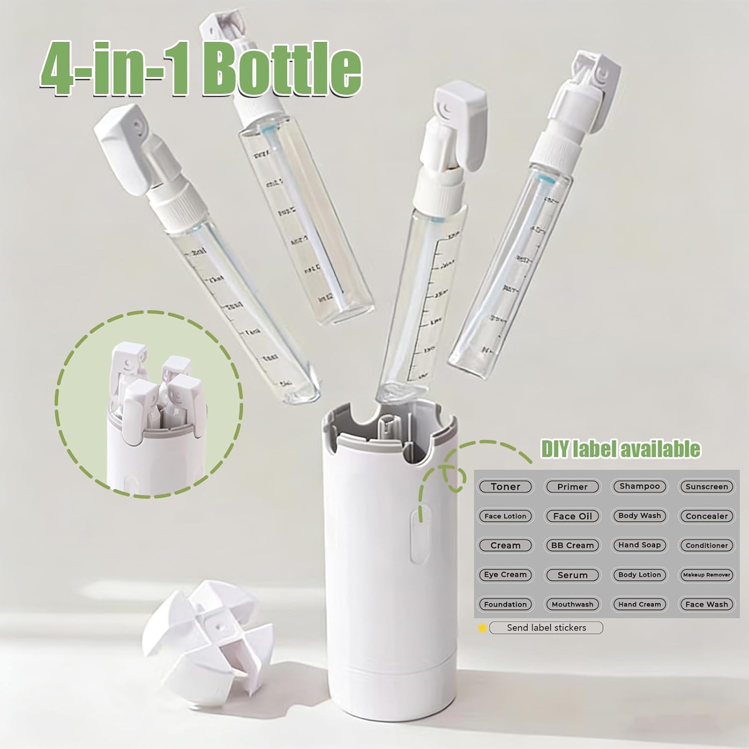 4-in-1 Travel Dispenser