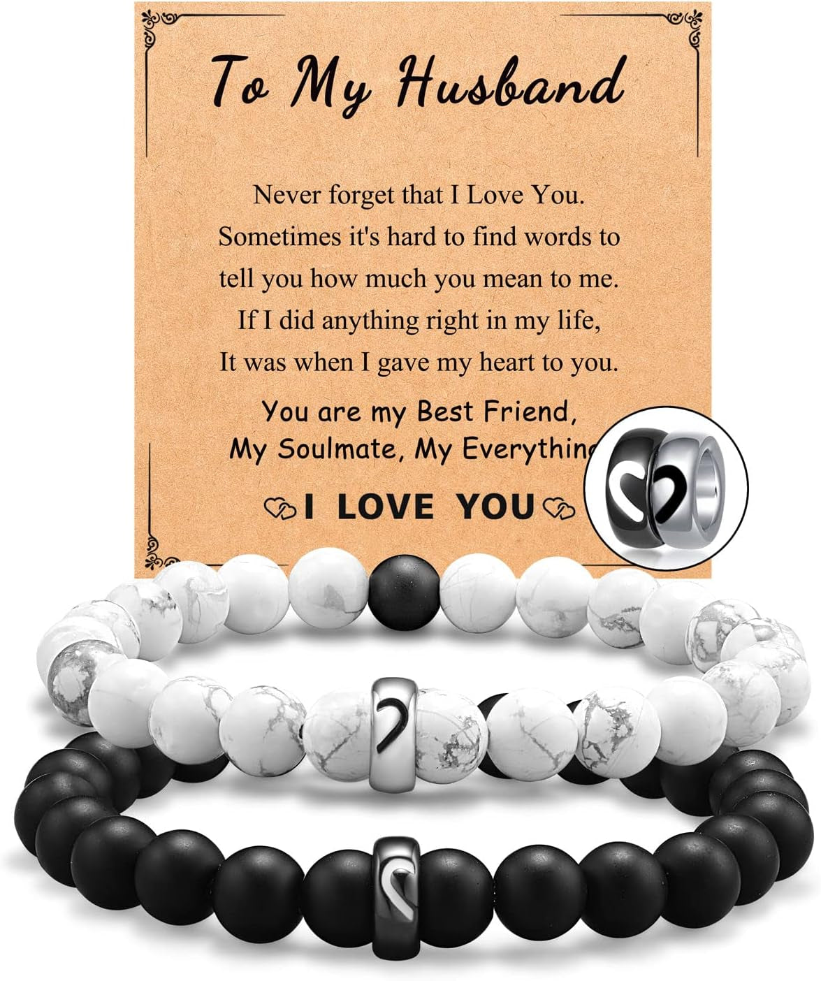 Matching Couple Ring Bracelets