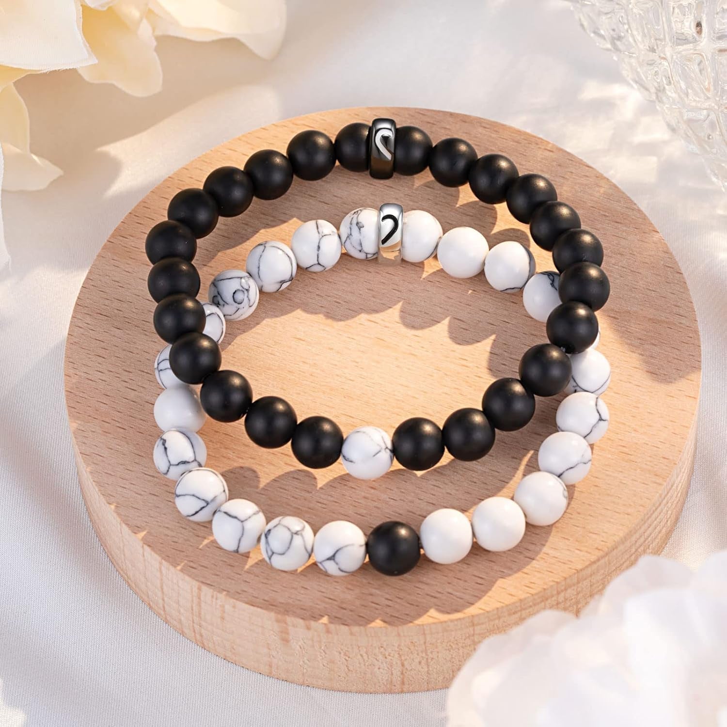 Matching Couple Ring Bracelets