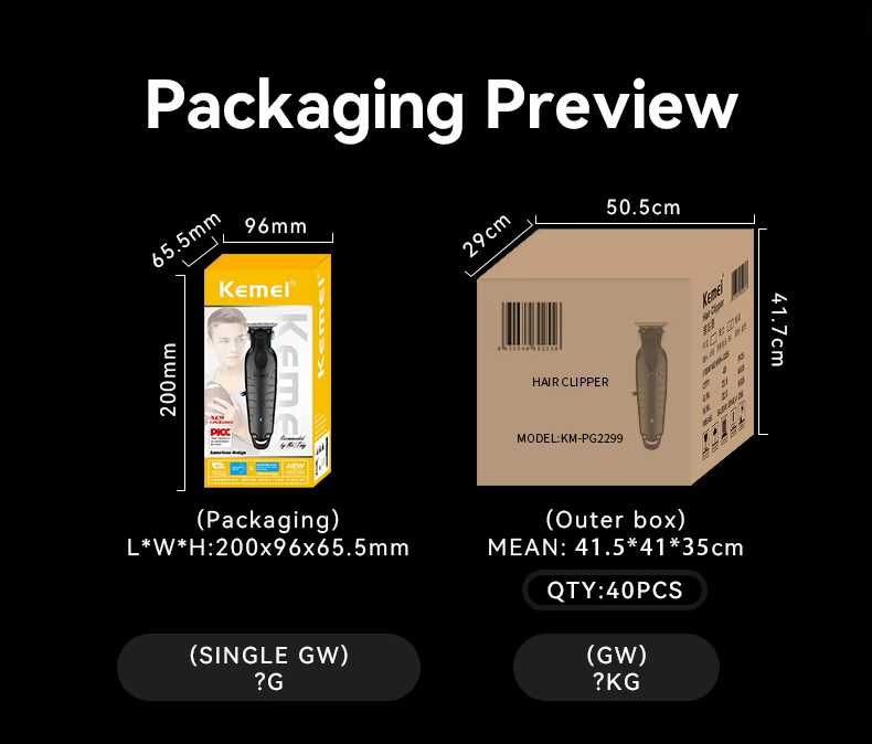 电推剪KM-2299 跨境高品质通用理发器电推子油头雕刻剪