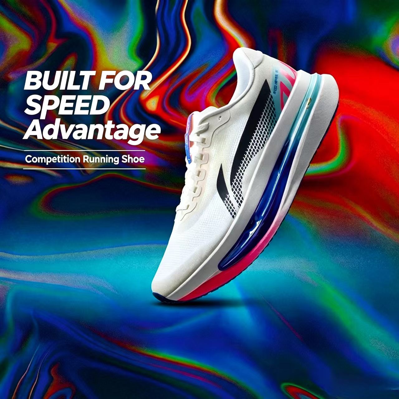 Li‑Ning Chitu 9 ULTRA Lightweight Breathable Racing‑Training Running Shoes