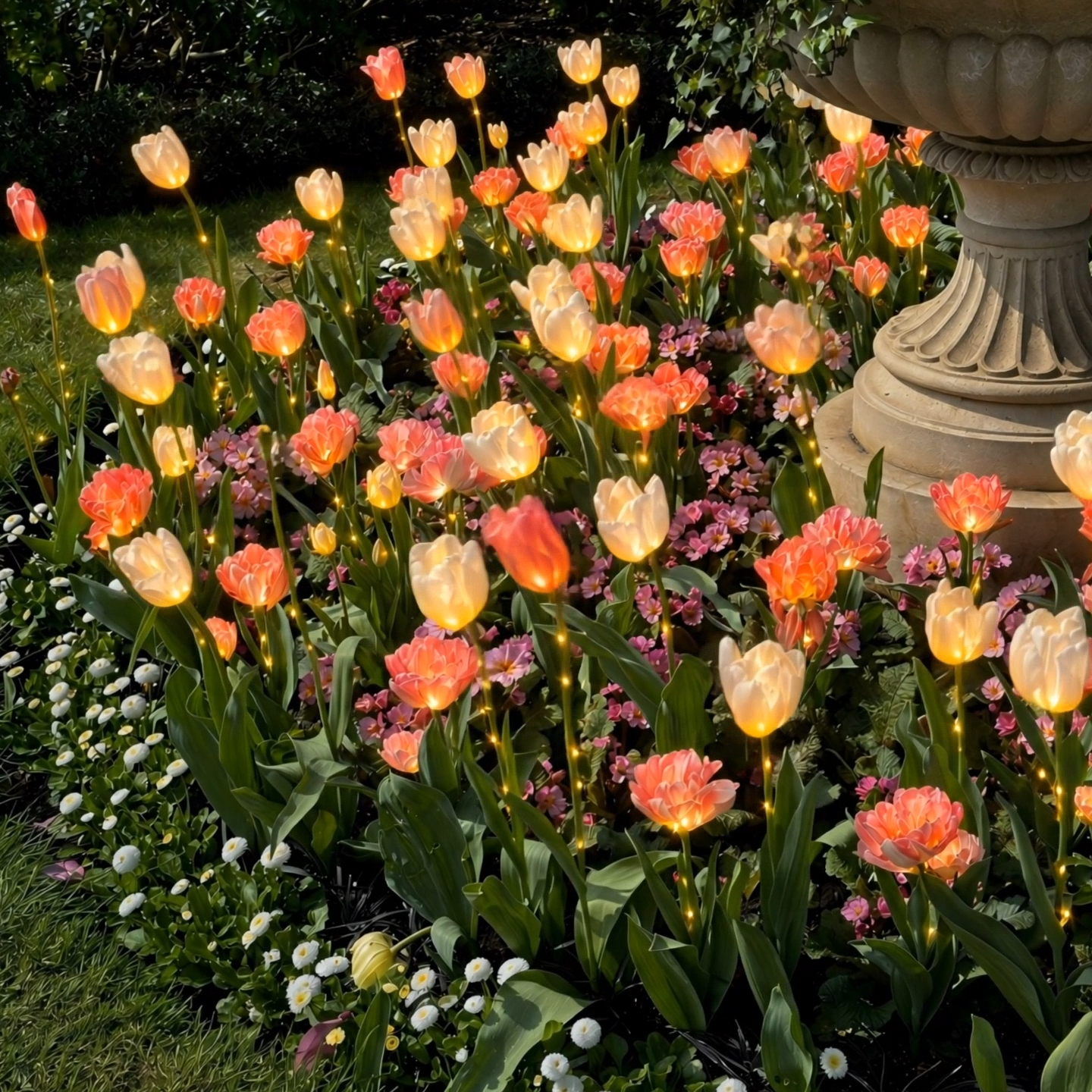 Solar Tulip Flower Lights for a Glowing Night Garden ✨