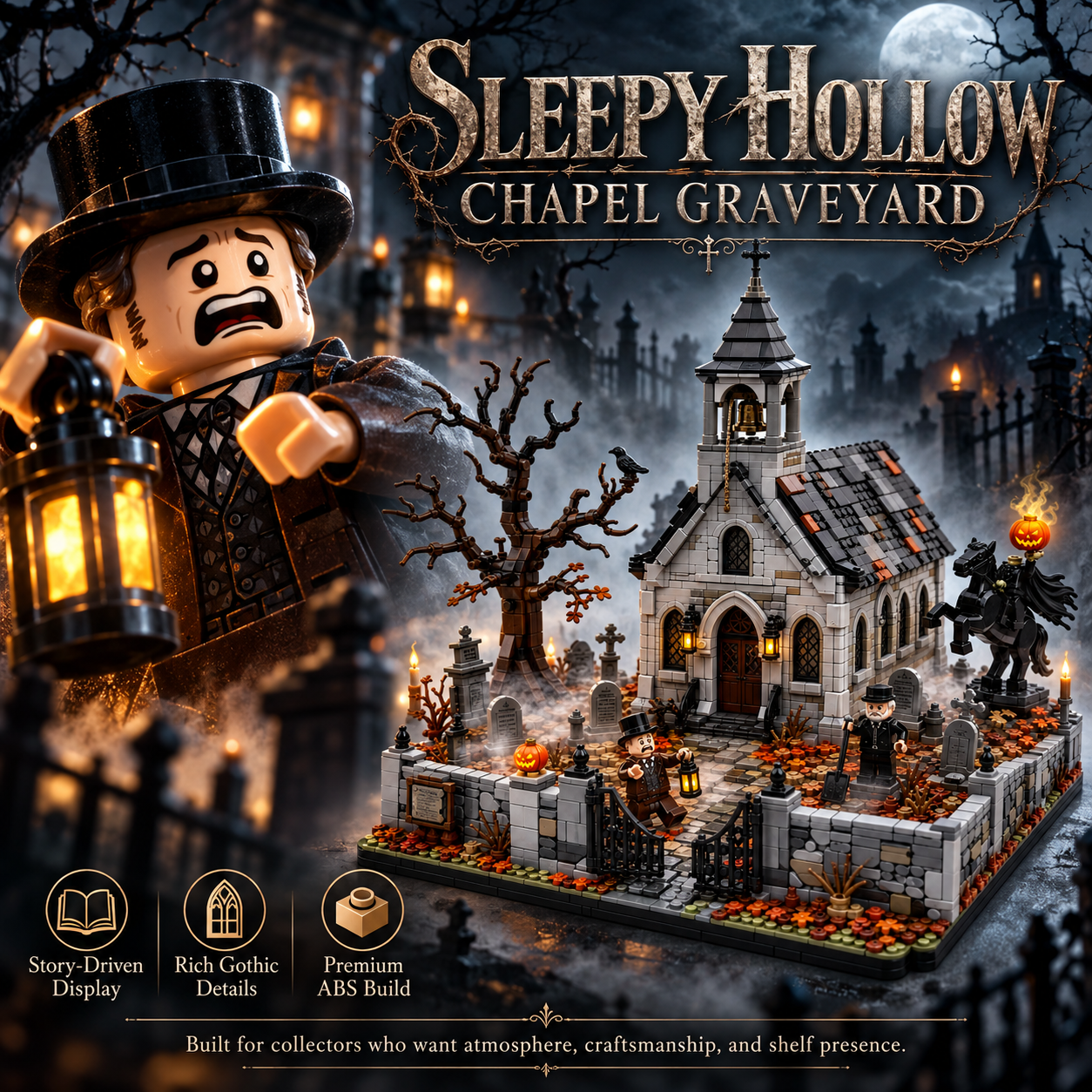 Sleepy Hollow Old Dutch Church Graveyard Collector Building Set