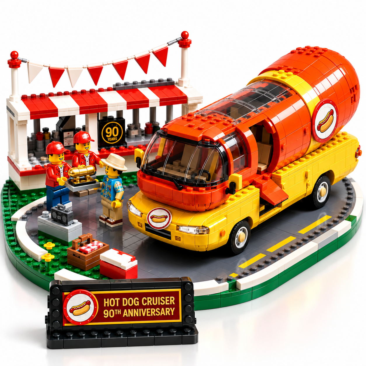 Hot Dog Cruiser 90th Anniversary Collector Building Set