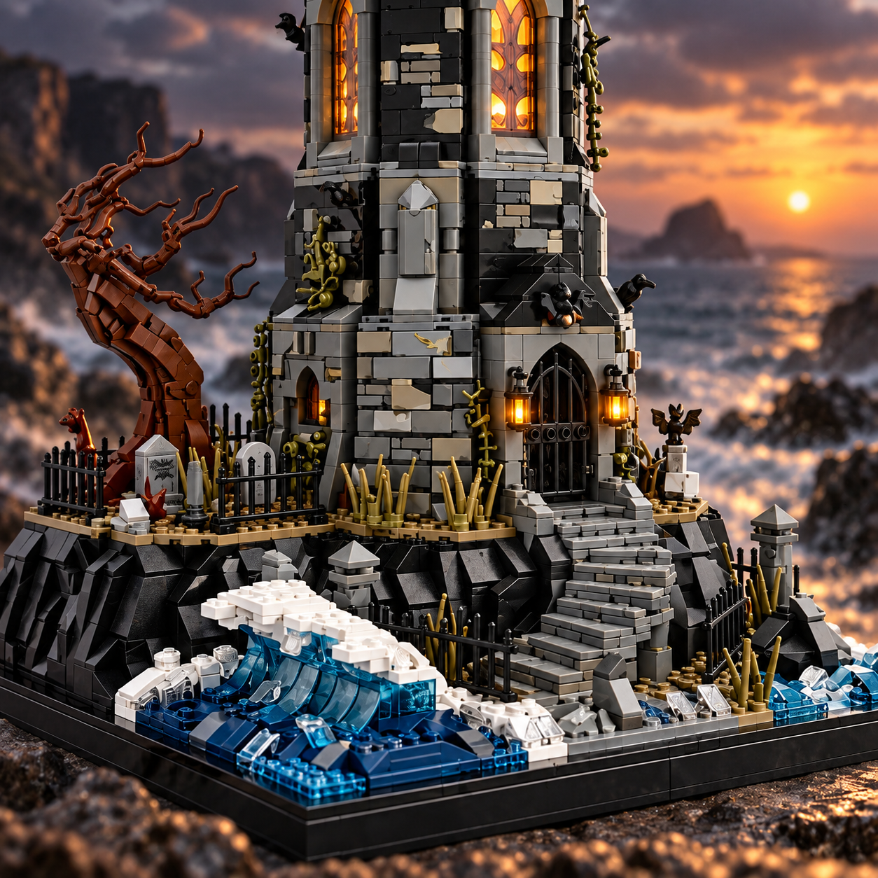 Raven’s Watch Gothic Lighthouse Building Set