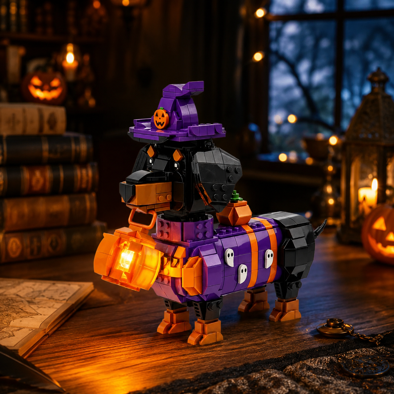 2026 Limited Edition – Halloween Dachshund Brick Set 🎃