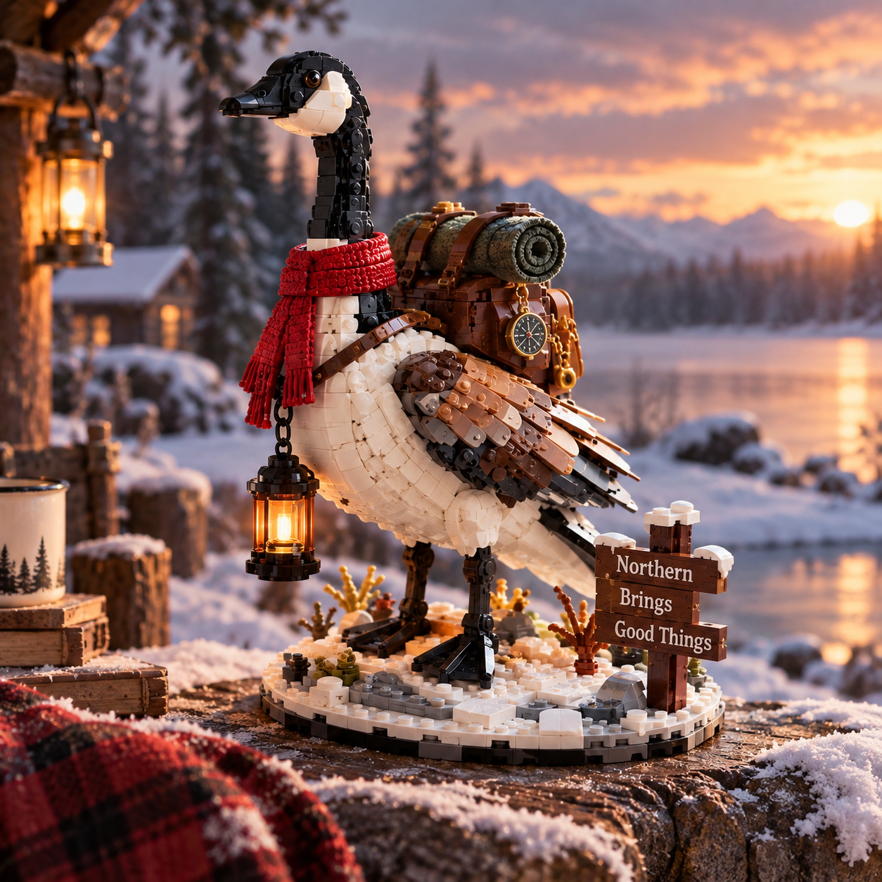 Northern Goose Guardian Collector Building Set