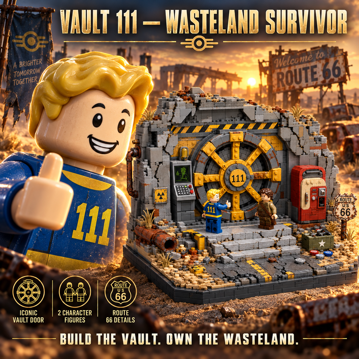 Wasteland Vault Bunker Collector Building Set