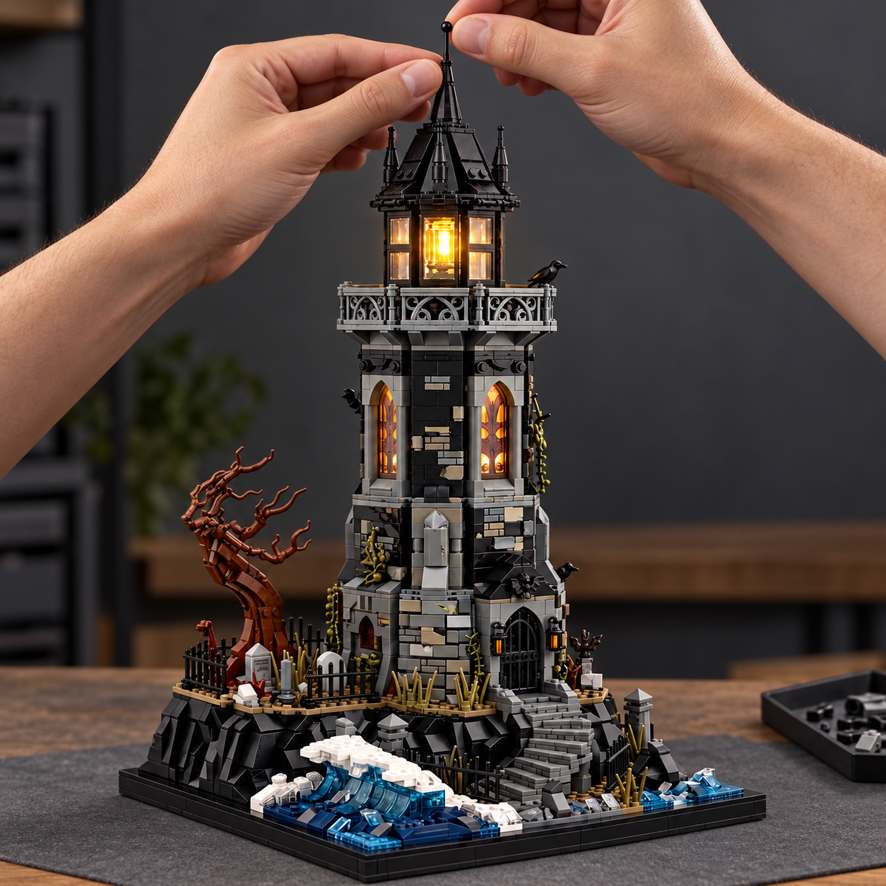 Raven’s Watch Gothic Lighthouse Building Set