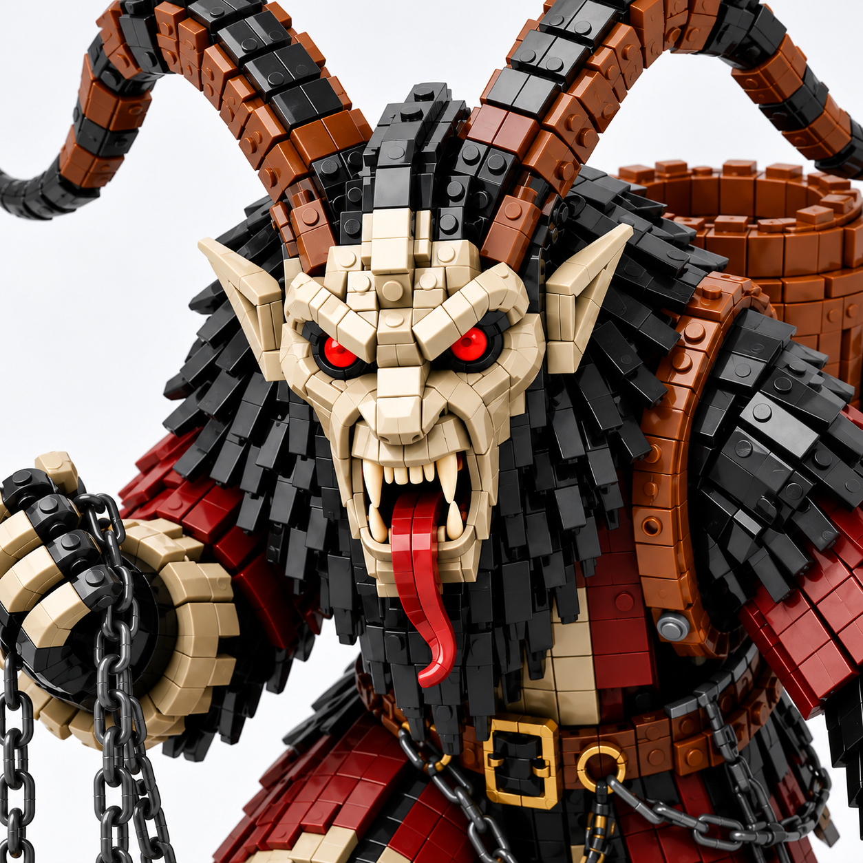 Krampusnacht The Bell Bearer Alpine Winter Folklore Collector Building Set