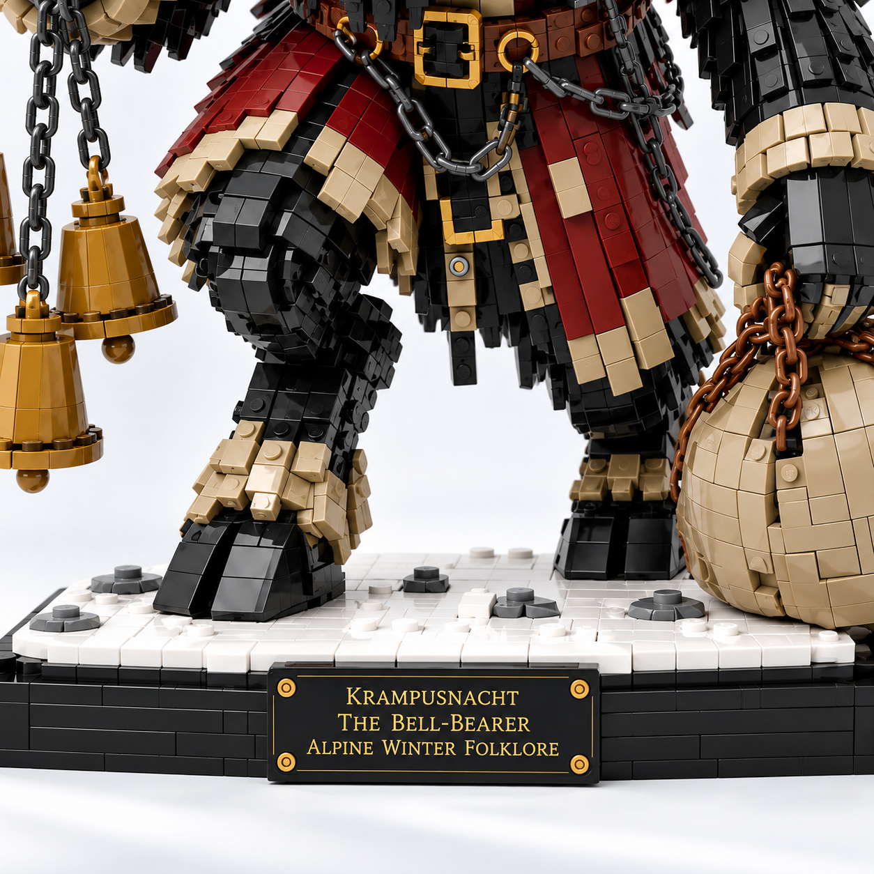 Krampusnacht The Bell Bearer Alpine Winter Folklore Collector Building Set